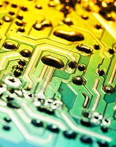 电路板电路打印宏观网络工程电气半导体处理器芯片技术图片