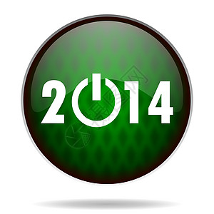 2014 年绿色互联网 ico数字派对网络年度时间按钮庆典商业假期季节图片