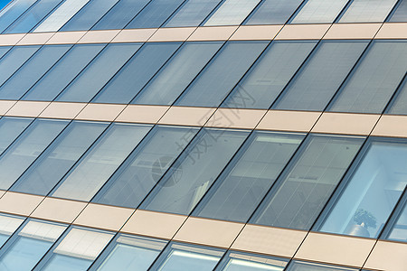 现代建筑的简图图片场景蓝色墙纸市中心玻璃办公室摩天大楼建造团队反射图片