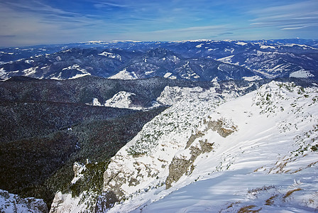 山区地貌滑雪高度岩石全景顶峰冰川蓝色季节运动爬坡图片