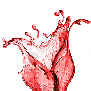 红色果汁气泡波纹白色酒精海浪宏观漩涡郁金香液体运动图片
