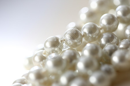 白珍珠的弦石头魅力项链圆形团体礼物宝石女性化奢华白色图片
