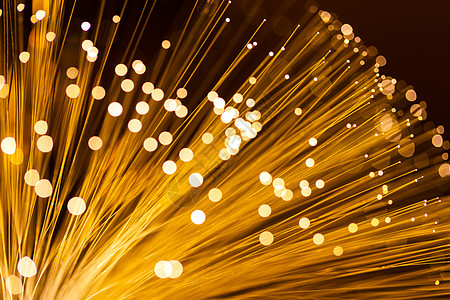 金光纤维线条黄色全球电缆高科技金子科学技术光纤电子产品矩阵图片