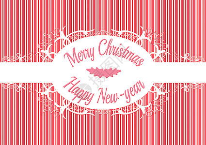 糖果甘蔗标签  圣诞快乐 新年快乐季节问候语插图边框丝带风格边界装饰贴纸横幅图片