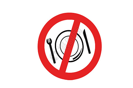 禁止吃或饮酒的标志刀具咖啡店矢量商业海报酒杯创造力铁路插图用餐图片