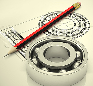 工程草稿圆圈金属机器绘画草图技术齿轮高科技科学图片