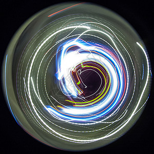 抽象圆形美术燃烧照片鱼眼摄影漩涡背景图片