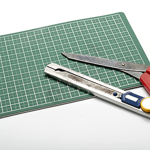 切割垫子的工具数字床单笔记本仪器橡皮白色金属木板公告几何学图片