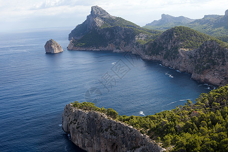 西班牙巴利阿里克岛马贾卡的福特曼托尔岩石旅行海洋海岸线高度假期侵蚀旅游海岸天空图片