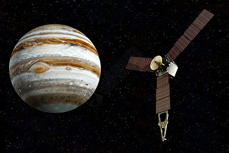 校友和卫星Juno阴影科学纺纱旋转耀斑星云天文学风暴月亮气氛图片