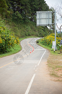 道路曲线驾驶国家场地森林山脉小路路线风景交通旅行图片