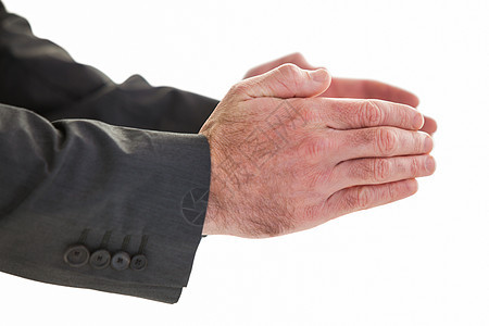 商务人士用手握着东西的手公司人士双手手势商业商务职业图片