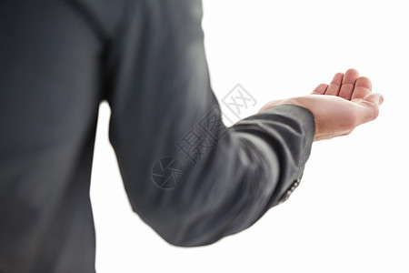 商务人士手握手举手的介绍职业手势商业公司人士商务图片