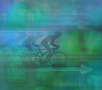 秋分海报自行车设计 黑暗背景背景