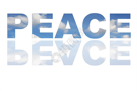 白文字文本PEACE图片