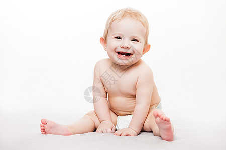 小可爱笑笑笑的新生儿婴儿图片