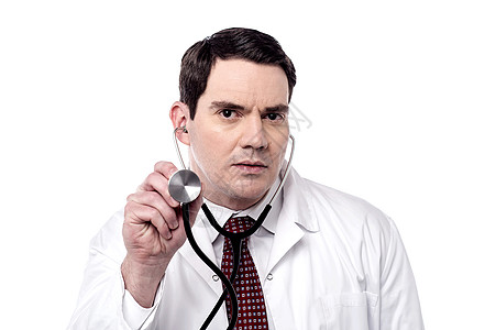 请再呼吸一次考试男性经验男人冒充外科医生从业者领带白色图片