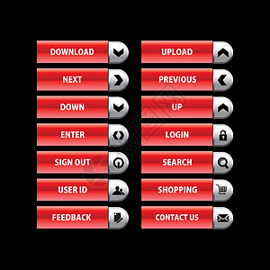 Web 设计按钮主题标签酒吧盒子导航分页下载网站商业用户滚动条图片