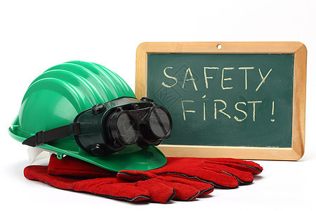安全第一安全首先概念写作白色工程师警告工人木头情况注意力危险商业图片