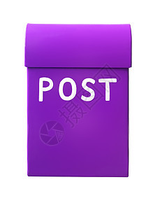 紫色信箱图片