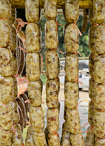 泰国东北部地方菜薯食品保护组织泰国东北部热狗食品营养料理治愈食物营养品香肠饮食保鲜图片