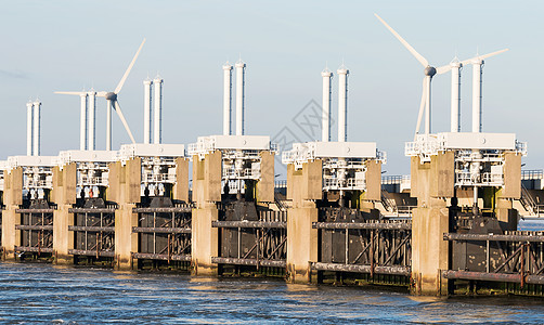 三角洲工程风车作品管理暴风雨活力技术两极防洪海洋水资源图片