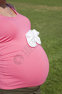 孕妇肚子旁边的受养人高清图片