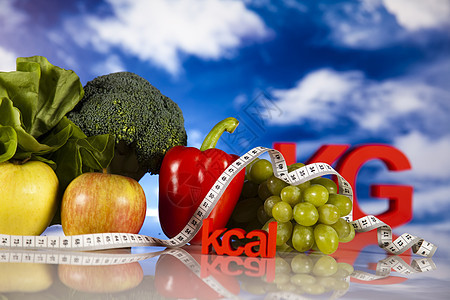 食物 饮食 蔬菜和阳光维生素肌肉健康饮食卫生调色保健健身反射重量水果图片