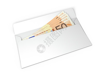 带钱的白色信封金融数字机构商业收益现金犯罪薪水贷款礼物图片
