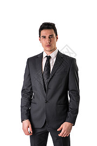 穿西装领领领带的英俊优雅青年男子身体成人人士商业管理人员套装工作室经理商务公司图片