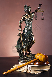 法律之神 周围的光照生动的主题黄铜法庭手势女性金属青铜锤子智慧女士律师图片