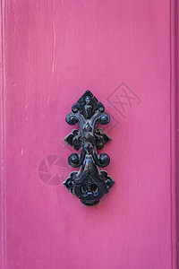 房子前门敲敲门马耳他语工匠建筑学港口历史性财产游客吸引力金属数字装饰品图片