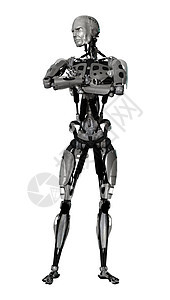 Cyborg 电子计算机男人白色机器人技术电子人机器小说科学男性科幻图片