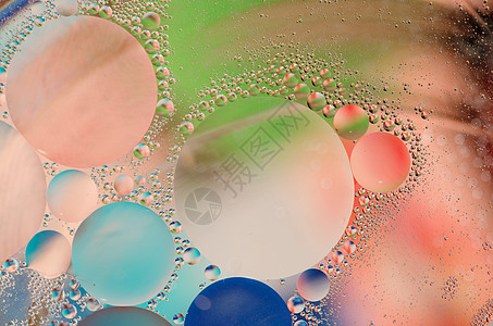 石油下降宏观气泡蓝色水分液体水滴金子空气艺术行星图片