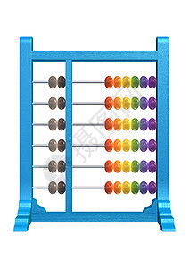 算盘数数教育商业计算数学学校蓝色会计工具木头背景图片