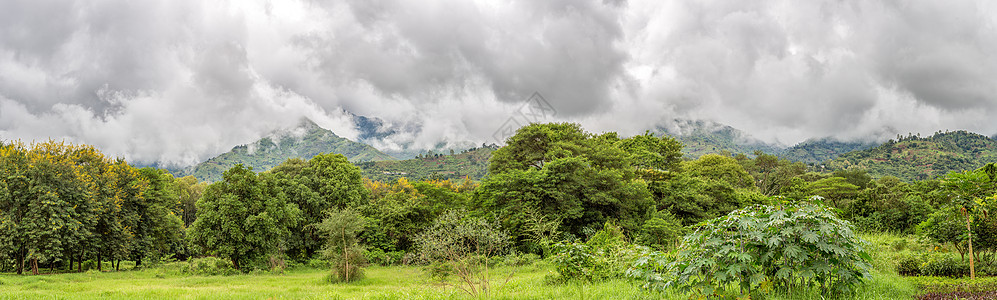 坦桑尼亚东部地区乌卢古鲁山Uluguru天气山脉地质日出图片