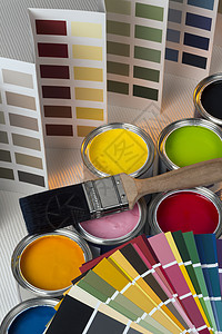 油漆和装饰 - 测试锅 - 彩色图表图片