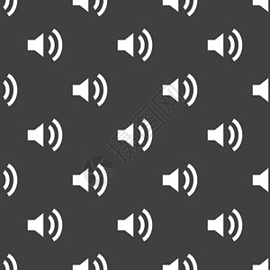 扬声器网页图标 平板设计 无缝模式音乐按钮噪音喇叭互联网公告阴影扩音器音乐播放器海浪图片