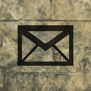带有抽象背景的平坦信封邮件图标反射技术电子邮件电脑邮政广告商业插图全世界盒子图片