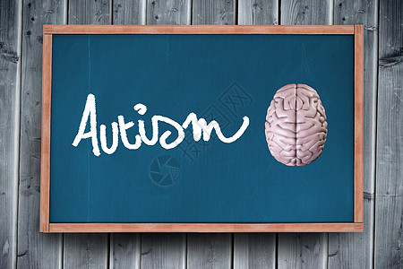 大脑综合图象教育数字木板框架灰色课堂器官木头绘图自闭症图片