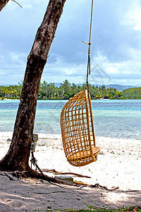 环礁湖海滨海草工作爬坡木头独木舟自由低潮游泳衬套海滩天堂图片