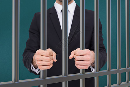 优雅商务人士的复杂形象 穿着紧握拳头的衣物酒吧刑事愤怒男性监狱绘图计算机蓝色人士领带图片