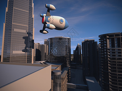 火箭创新技术城市星系速度发射景观飞船背景图片
