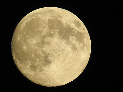 满月在黑夜的夜空中反射月亮陨石天空勘探行星天堂月光表面宇宙图片