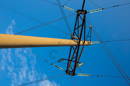 电邮金属工程警告发电机力量发电能量电压部门蓝色图片