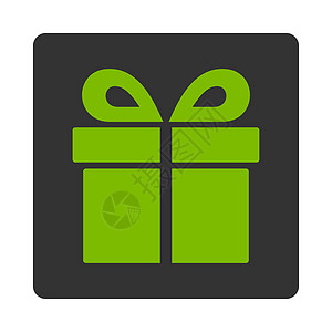 从授奖按钮覆盖颜色集当前图标生日产品圆形展示礼物正方形生日礼物盒子丝带灰色图片