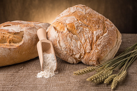 食品面包和小麦厨房海报木头谷物国家粮食乡村机构桌子生活图片