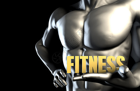 适合性训练运动保健男人金子肌肉创新公司概念黑色图片