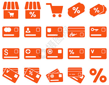购物和银行卡图标标签优惠券货币投资储蓄市场字形银行销售量店铺图片