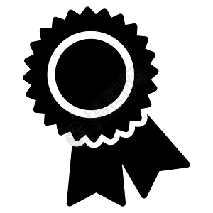 来自竞争与成功双色图标集的认证图标保修单贴纸标签字形质量文凭海豹投票丝带评分图片